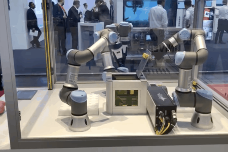 Použití značicího laseru v robotickém pracovišti